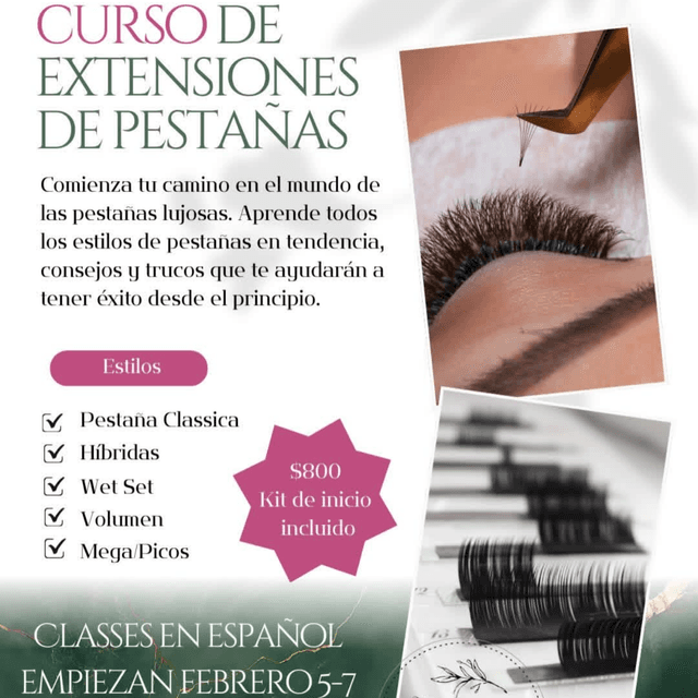 Curso De Pestañas (español) at SweetLux Aesthetics in Preston, ID